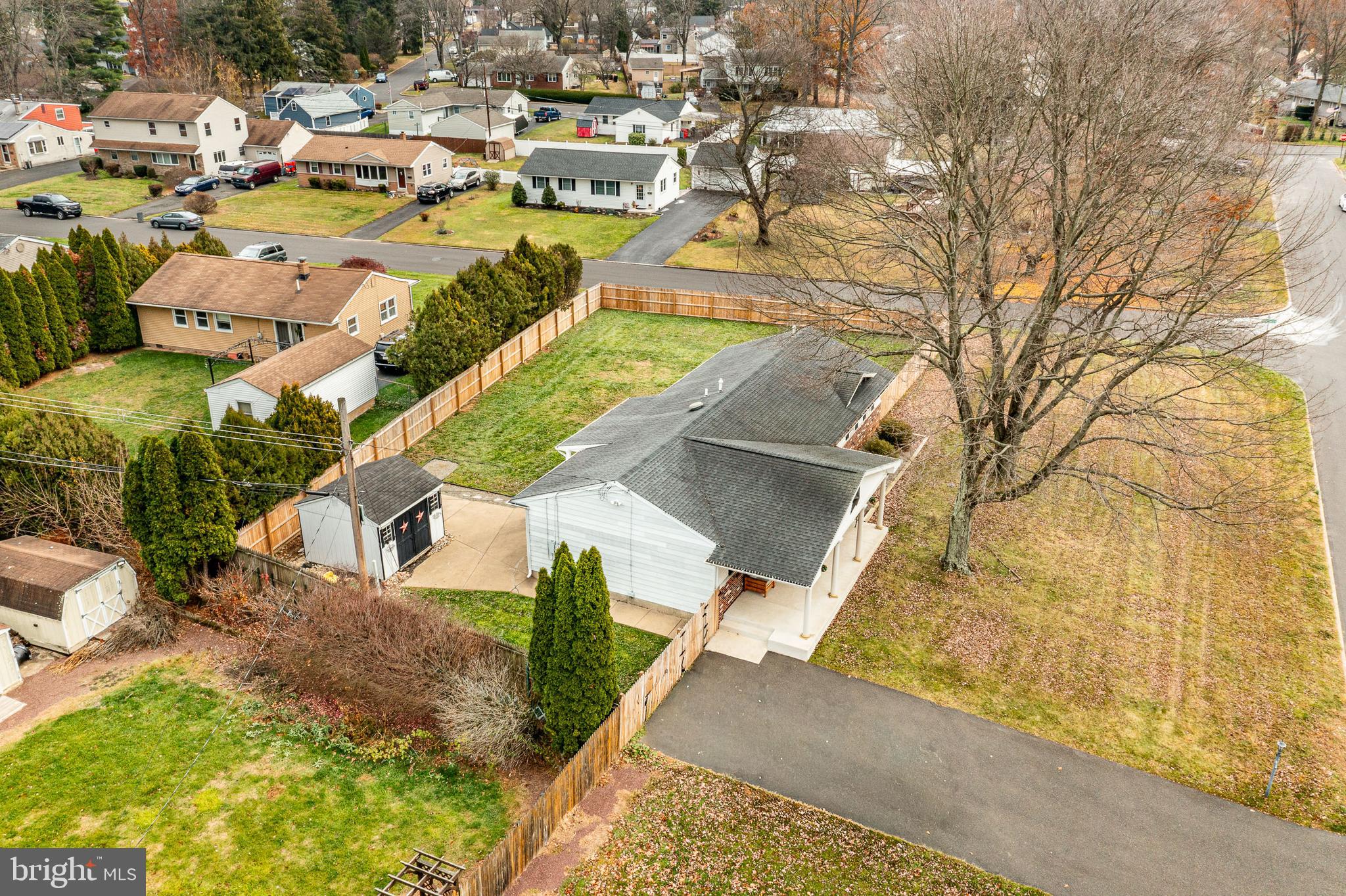 599 Panther Road Warminster, PA 18974 - Photo 48 of 57 an aerial view of residential houses with outdoor space