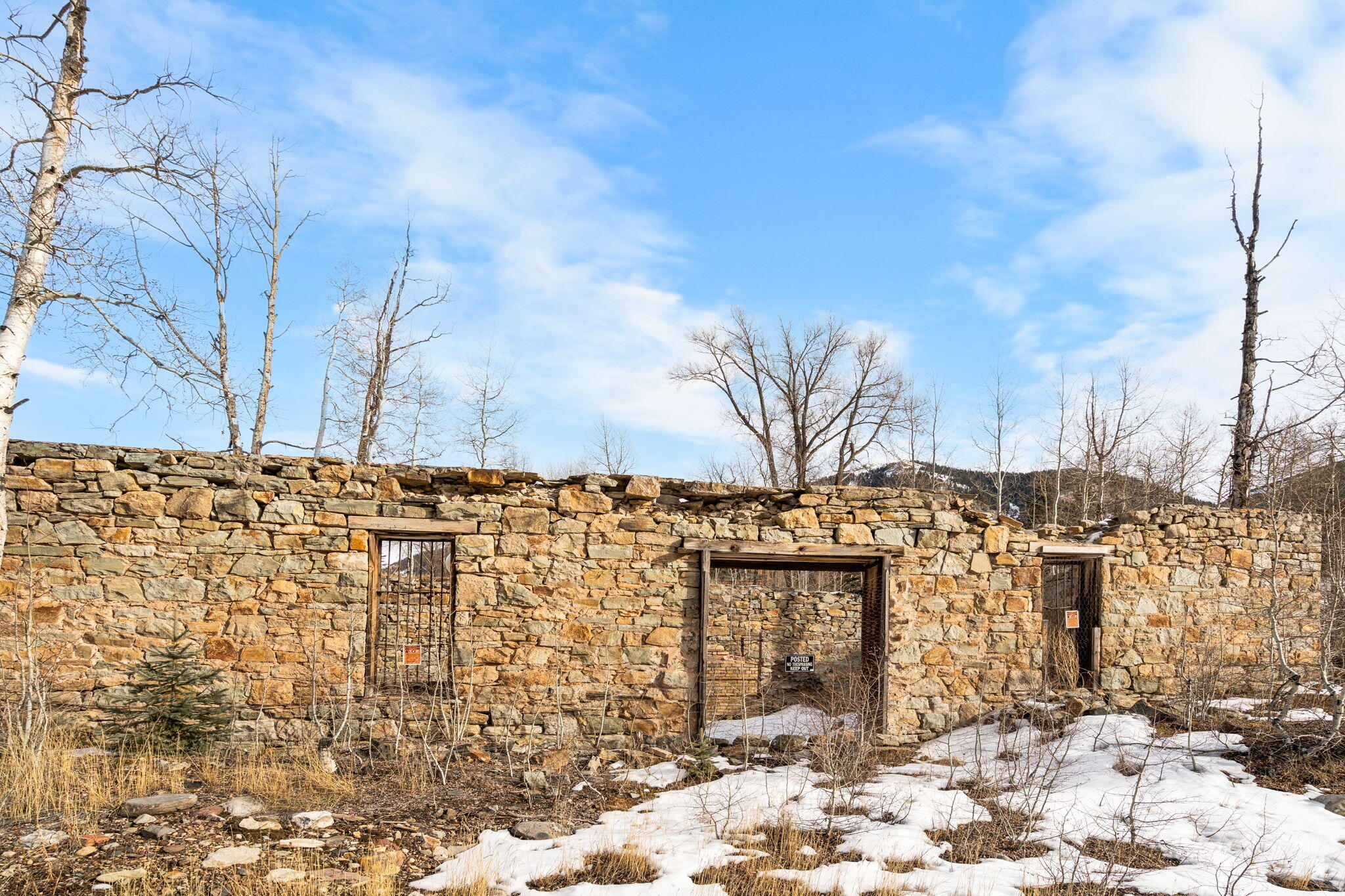 135 West Soda Street Rico, CO 81332 - Photo 30 of 47 a view of a terrace with a bench