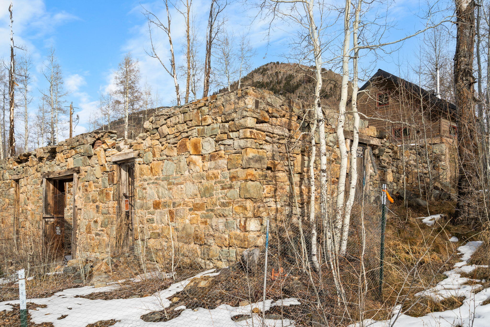 135 West Soda Street Rico, CO 81332 - Photo 34 of 47 a view of a backyard of the house