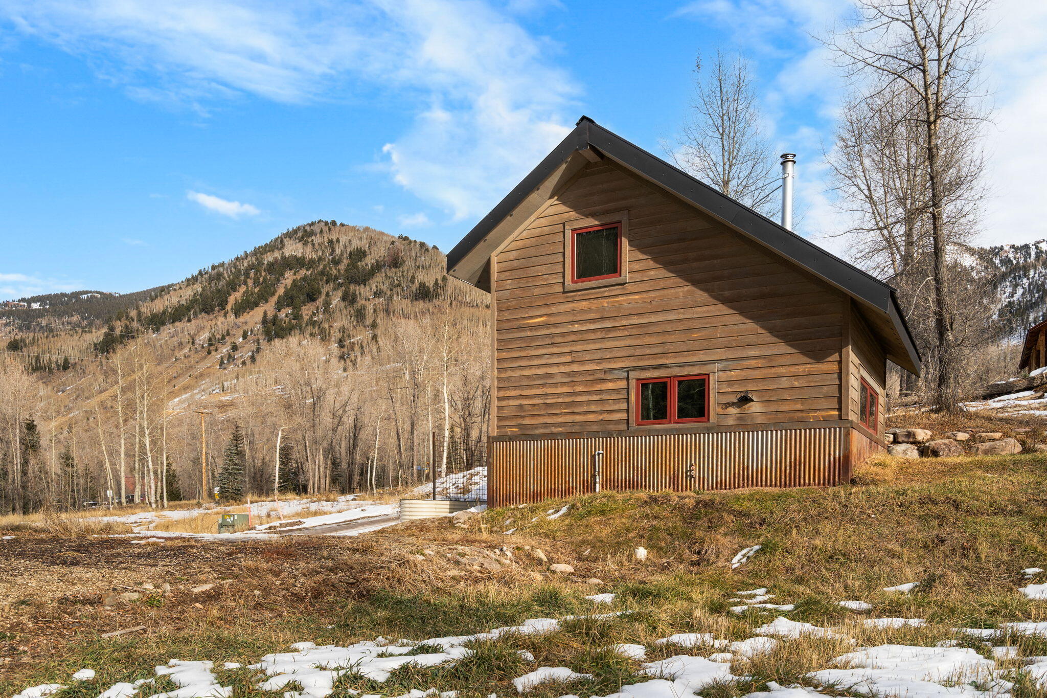 135 West Soda Street Rico, CO 81332 - Photo 42 of 47 a view of a house with a yard