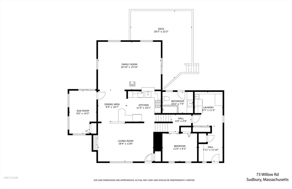 73 Willow Road Sudbury, MA 01776 - Photo 39 of 41 a black and white photo of a living room
