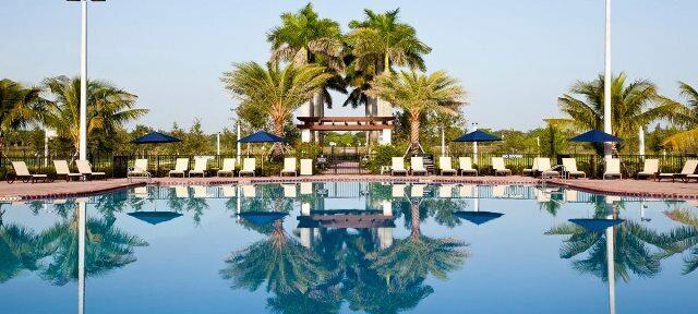 23765 Southwest 118 Avenue, Unit 23765 Homestead, FL 33032 - Photo 31 of 36 a swimming pool view with a lake view