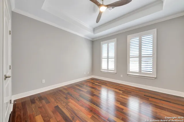 wooden floor in an empty room