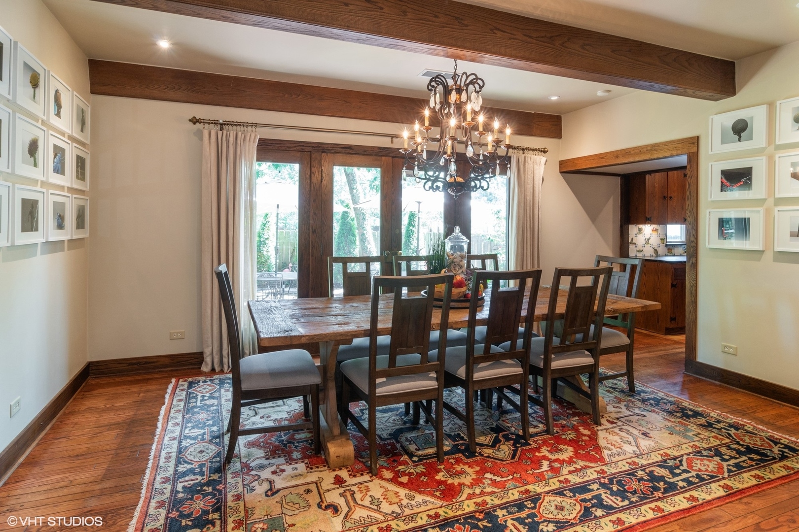 280 Maplewood Road Riverside, IL 60546 - Photo 6 of 30 a view of a dining room with furniture window and wooden floor