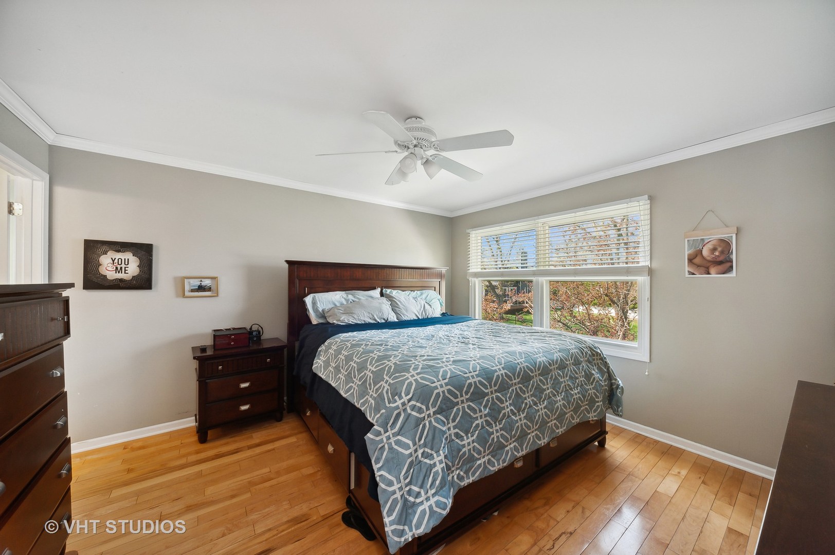 68 West Old Elm Road Lake Forest, IL 60045 - Photo 11 of 19 a bedroom with a bed and a night stand