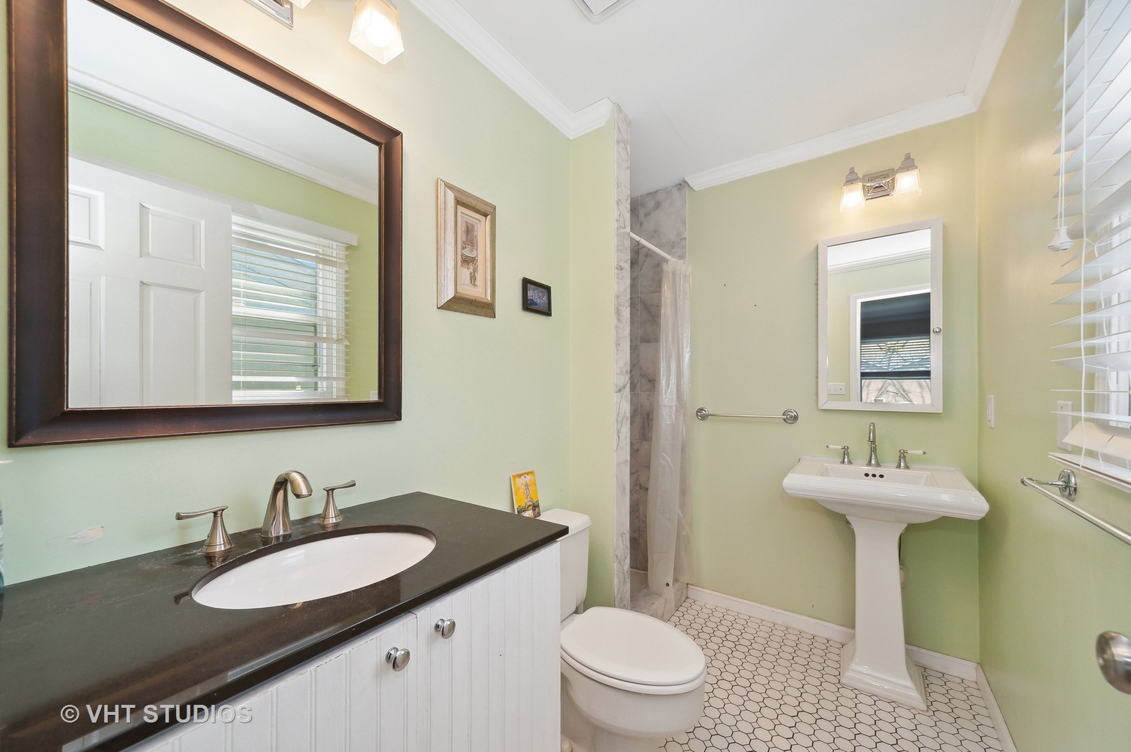 68 West Old Elm Road Lake Forest, IL 60045 - Photo 12 of 19 a bathroom with a sink and a mirror