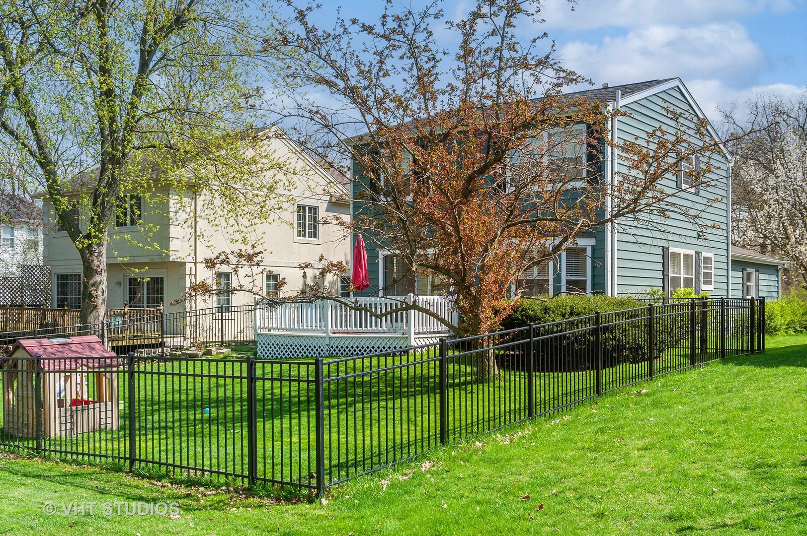 68 West Old Elm Road Lake Forest, IL 60045 - Photo 14 of 19 a view of a house with a yard and plants