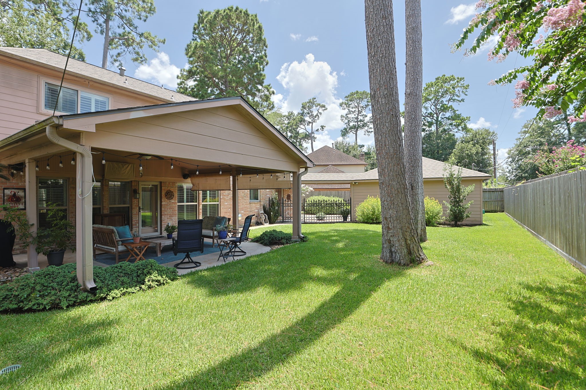 3414 Flaming Candle Drive Spring, TX 77388 - Photo 42 of 50 BACK YARD - Plenty of green space for kids and pets to enjoy.