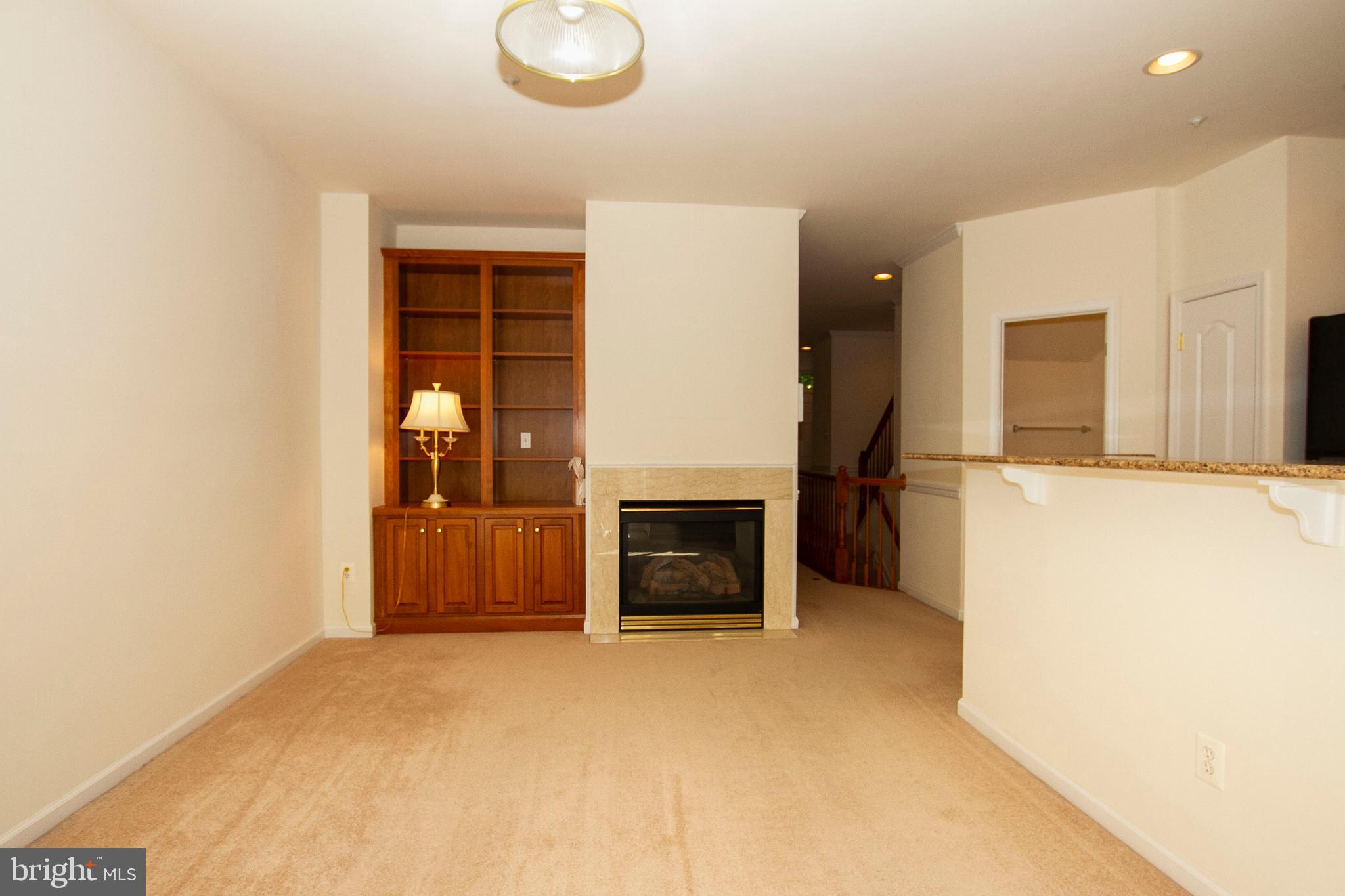10206 Rutland Round Road, Unit 74 Columbia, MD 21044 - Photo 8 of 37 Luxury fireplace. Recessed lighting.