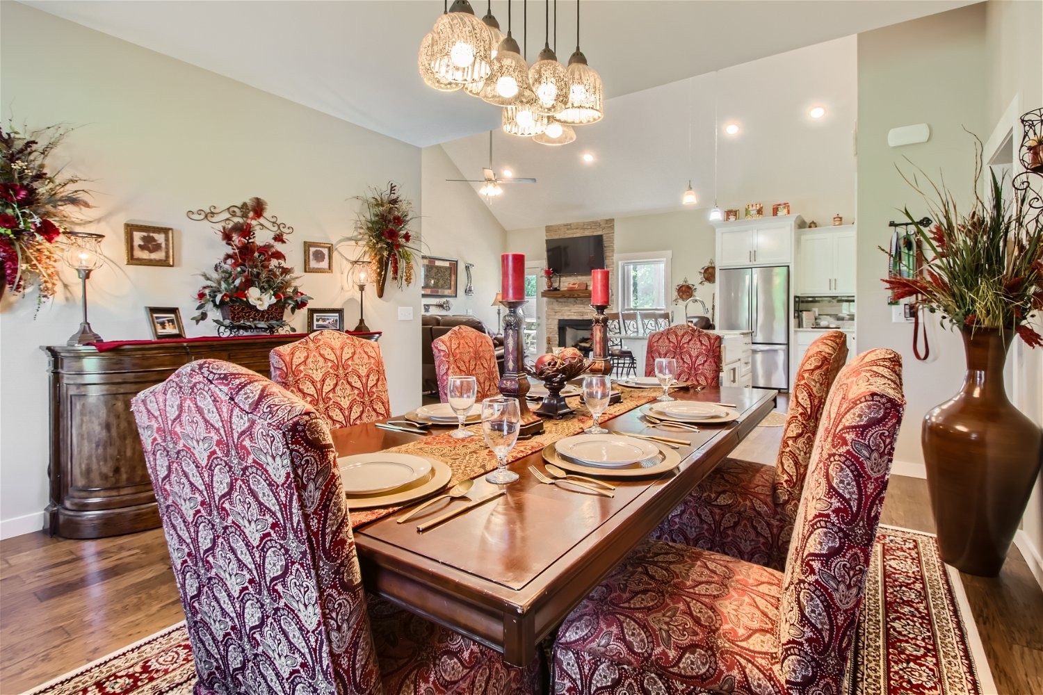 190 Mitchell Road Portland, TN 37148 - Photo 8 of 28 a view of a dining room with furniture and a chandelier