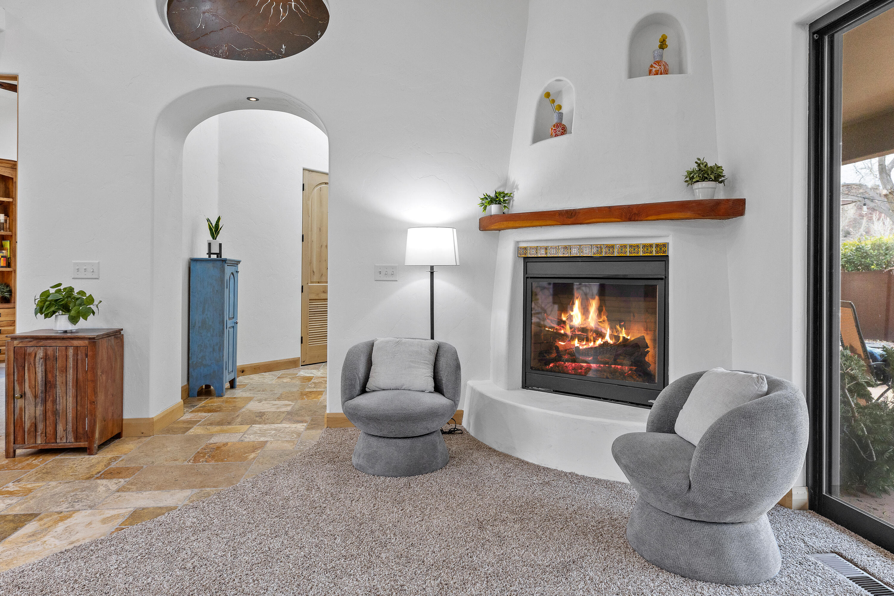 98 South Bridge Road Rockville, UT 84763 - Photo 10 of 80 Living Room - Gas Fireplace