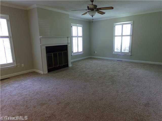 4111 Witherow Road Winston-Salem, NC 27106 - Photo 2 of 16 Den/Family/Great Room. Bright living room with wood burning fireplace. There is enough room on the main level for a large gathering of friends.