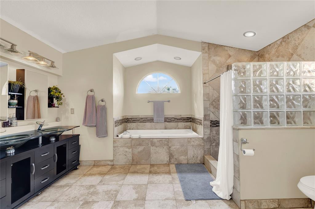 1007 Tony Circle St. Cloud, FL 34772 - Photo 12 of 20 a spacious bathroom with a tub sink and mirror