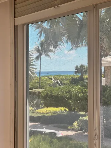 a view of sky from window