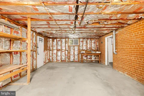 a view of an empty room with a balcony