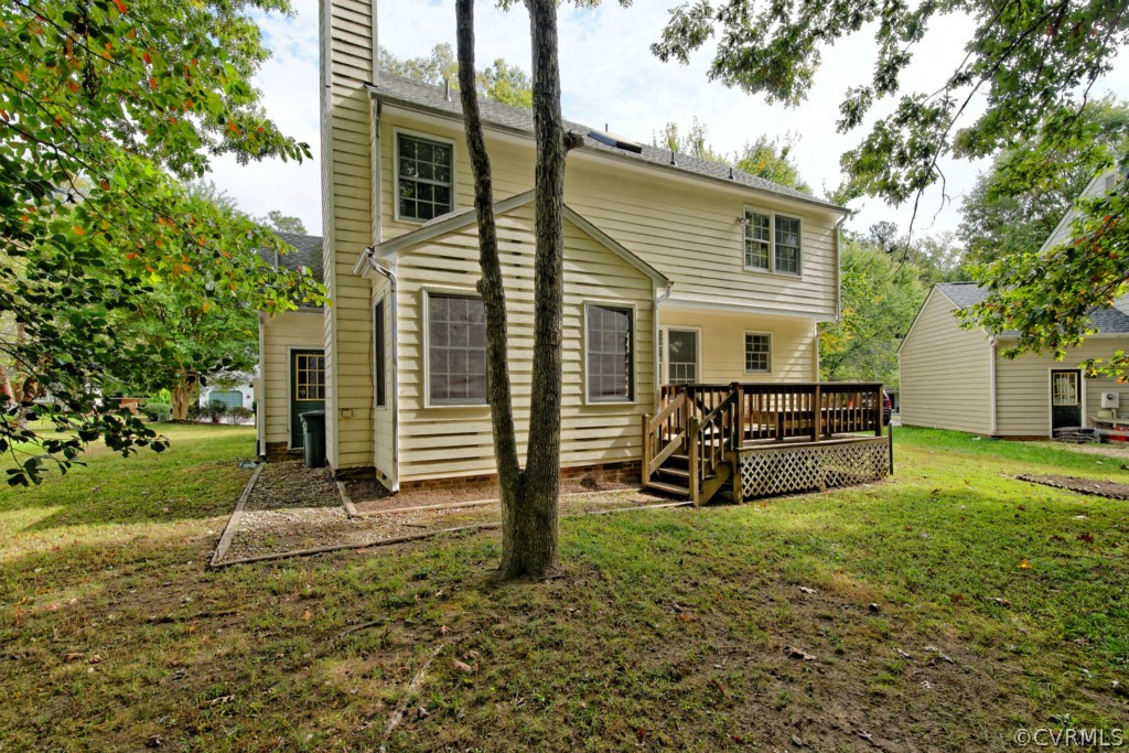 5508 Windy Ridge Drive Midlothian, VA 23112 - Photo 19 of 20 a view of a house with backyard