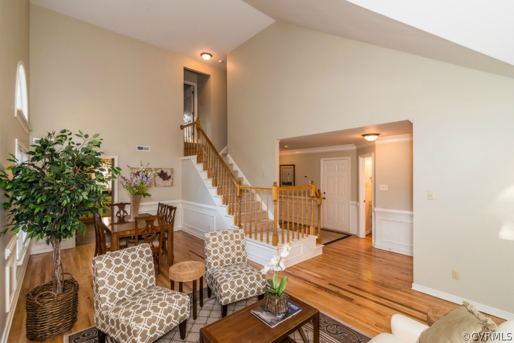 5508 Windy Ridge Drive Midlothian, VA 23112 - Photo 6 of 20 a living room with furniture and a potted plant