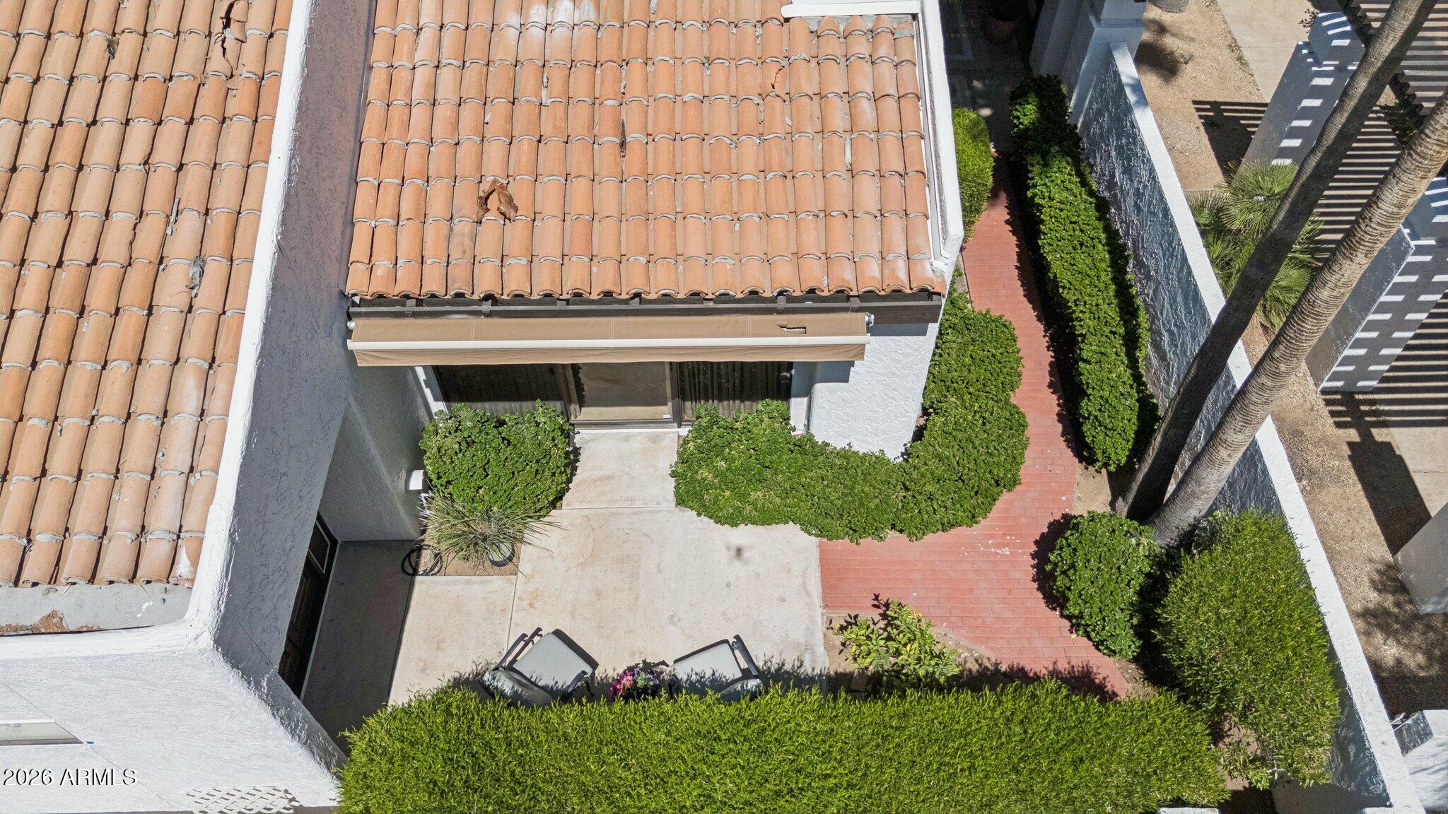 4438 East Camelback Road, Unit 149 Phoenix, AZ 85018 - Photo 41 of 52 Arial of wrap aroung Patio