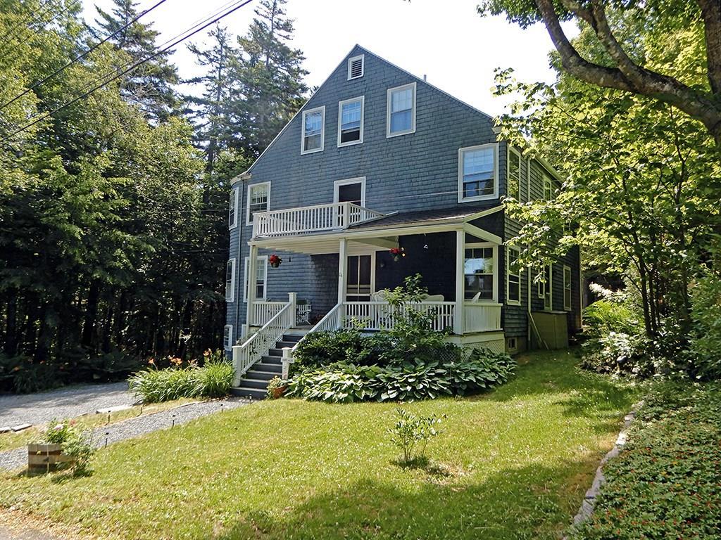 14 South Shore Road Northeast Harbor, ME 04662 - Photo 1 of 14 Front of house with lawn and parking...
