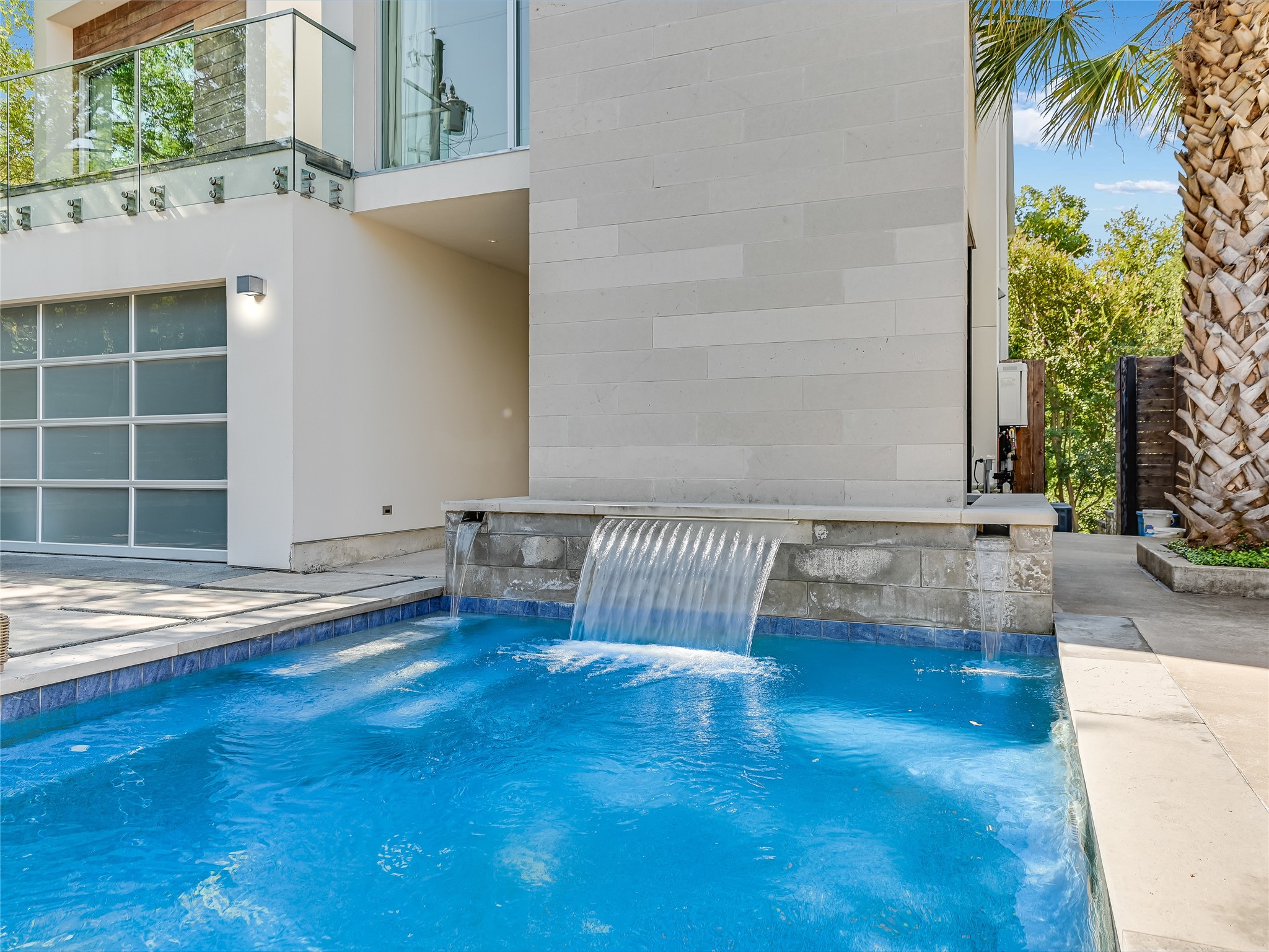 a view of outdoor space with deck and patio