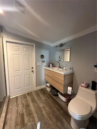 a very nice looking room with a large window