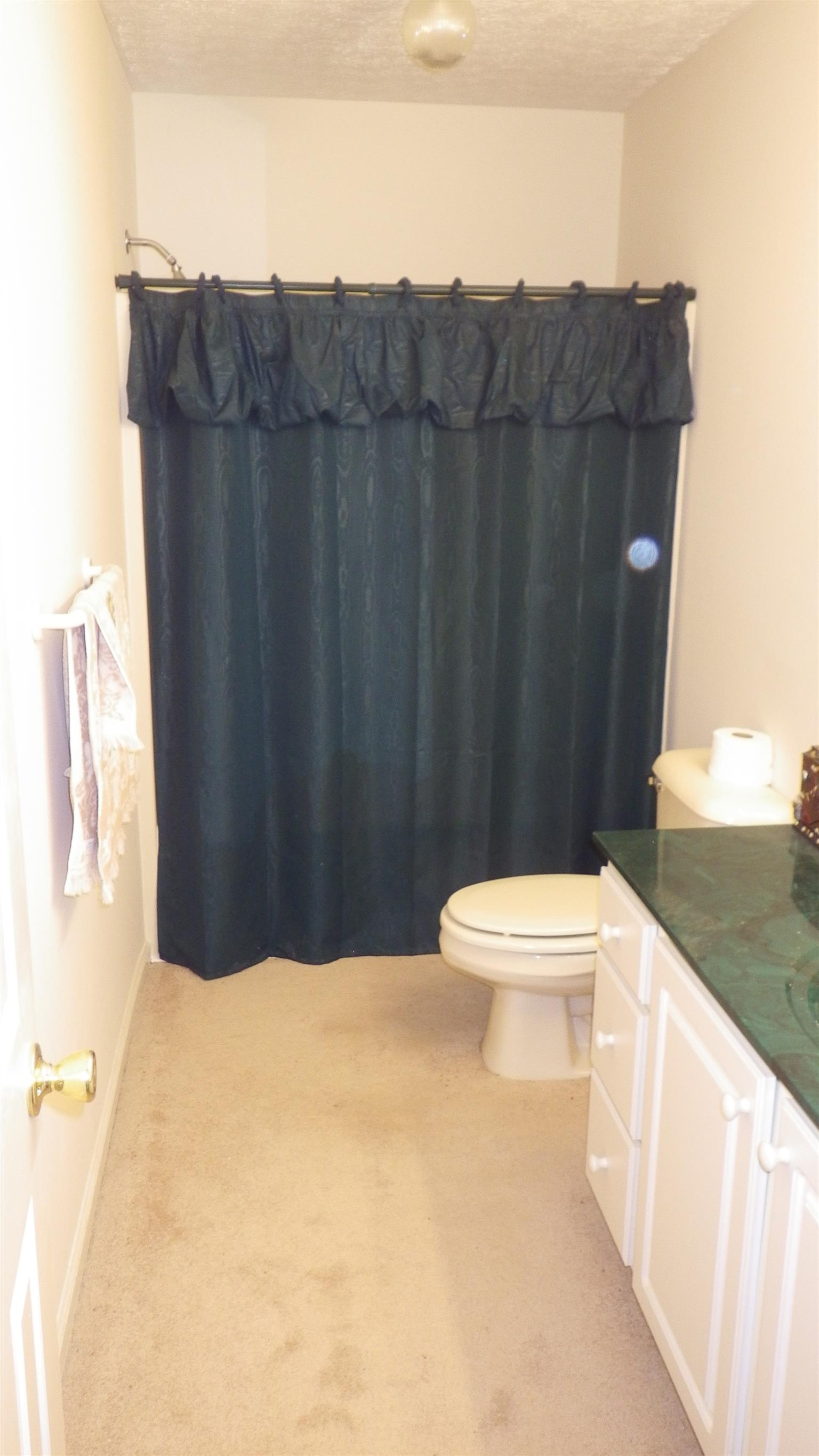 6502 North Pinson Road Portland, TN 37148 - Photo 17 of 22 a bathroom with a sink a toilet a vanity and mirror