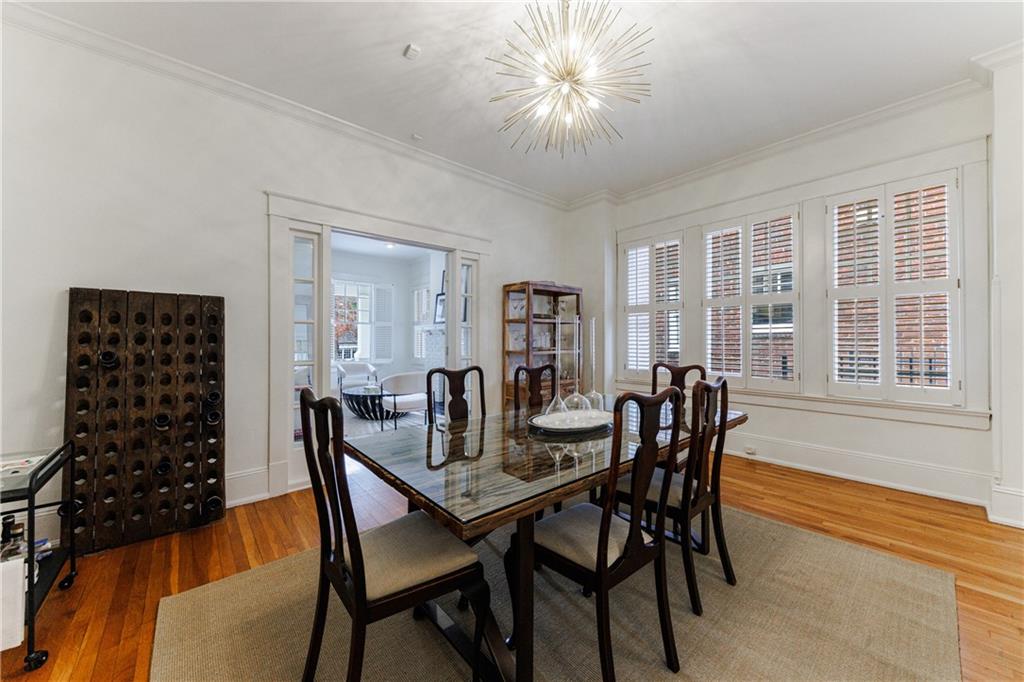 654 Cresthill Avenue Northeast Atlanta, GA 30306 - Photo 15 of 53 a dining room with furniture and window