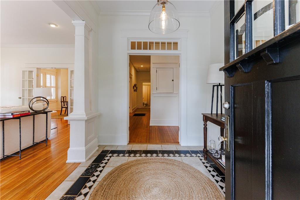 654 Cresthill Avenue Northeast Atlanta, GA 30306 - Photo 5 of 53 a view of a entryway door of the house