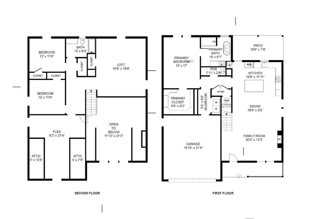 a picture of a room with furniture and wooden floor