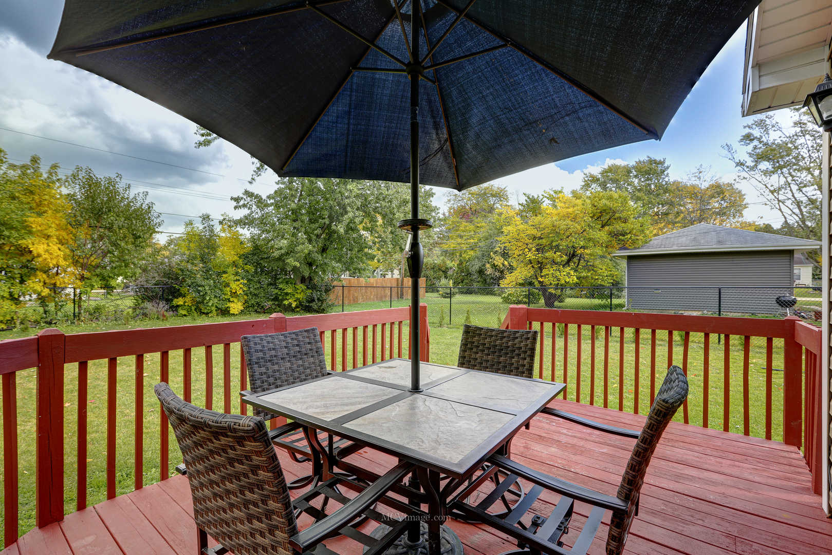 3 Manor Road Lake Zurich, IL 60047 - Photo 22 of 35 a view of a patio on the roof deck
