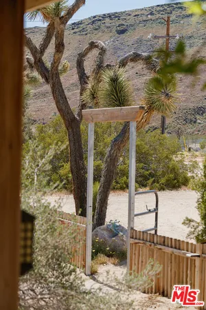 a view of a pathway of a yard