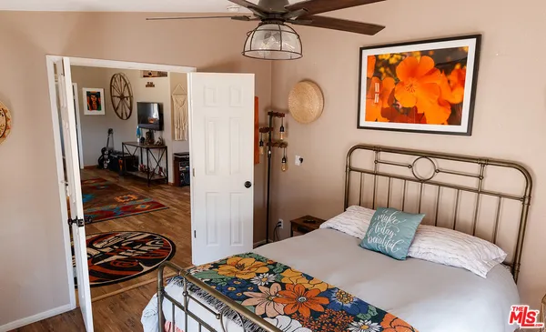 an aerial view of a chairs and table on the terrace