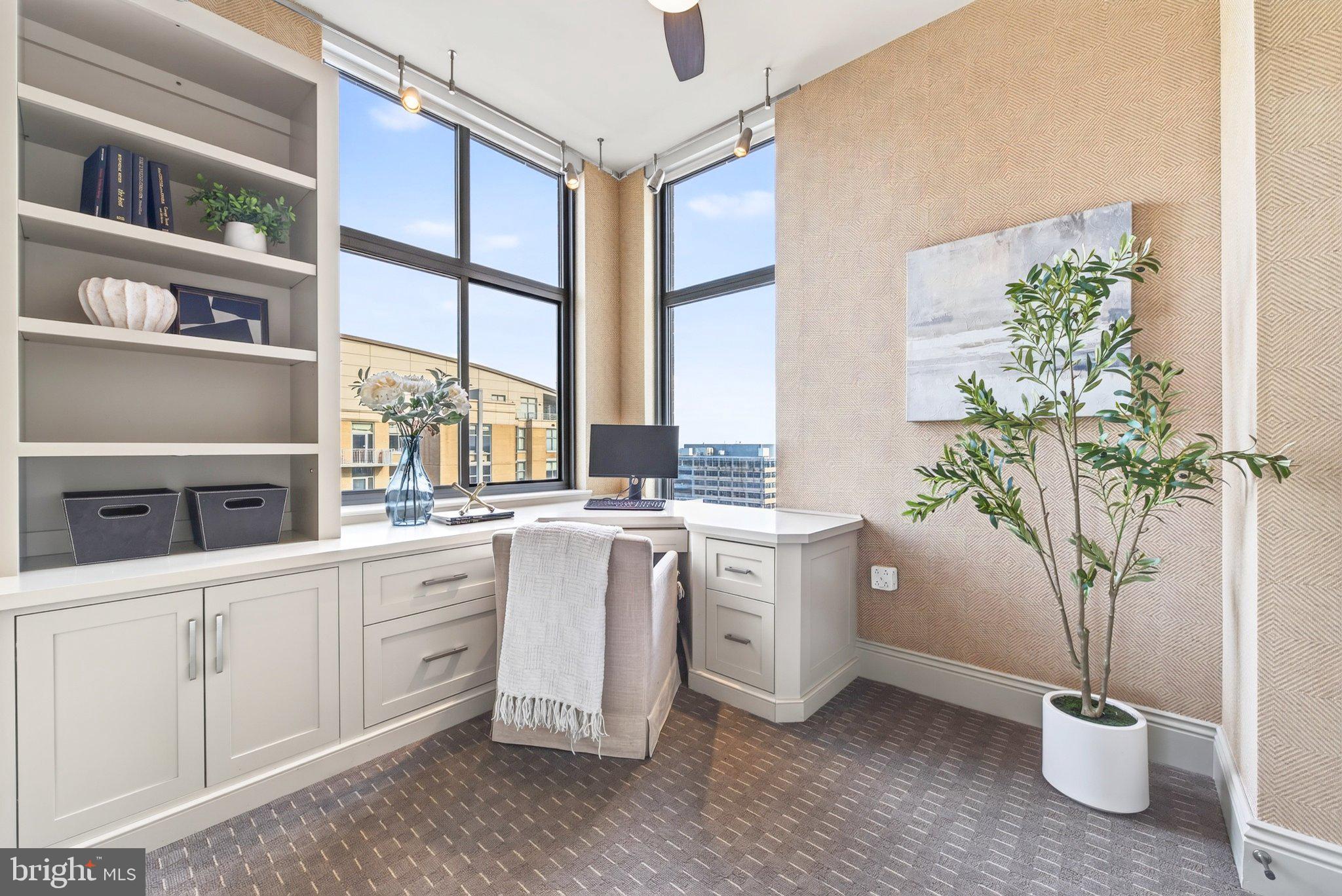 11990 Market Street, Unit 2115 Reston, VA 20190 - Photo 31 of 51 Custom built-ins in office/3rd bedroom