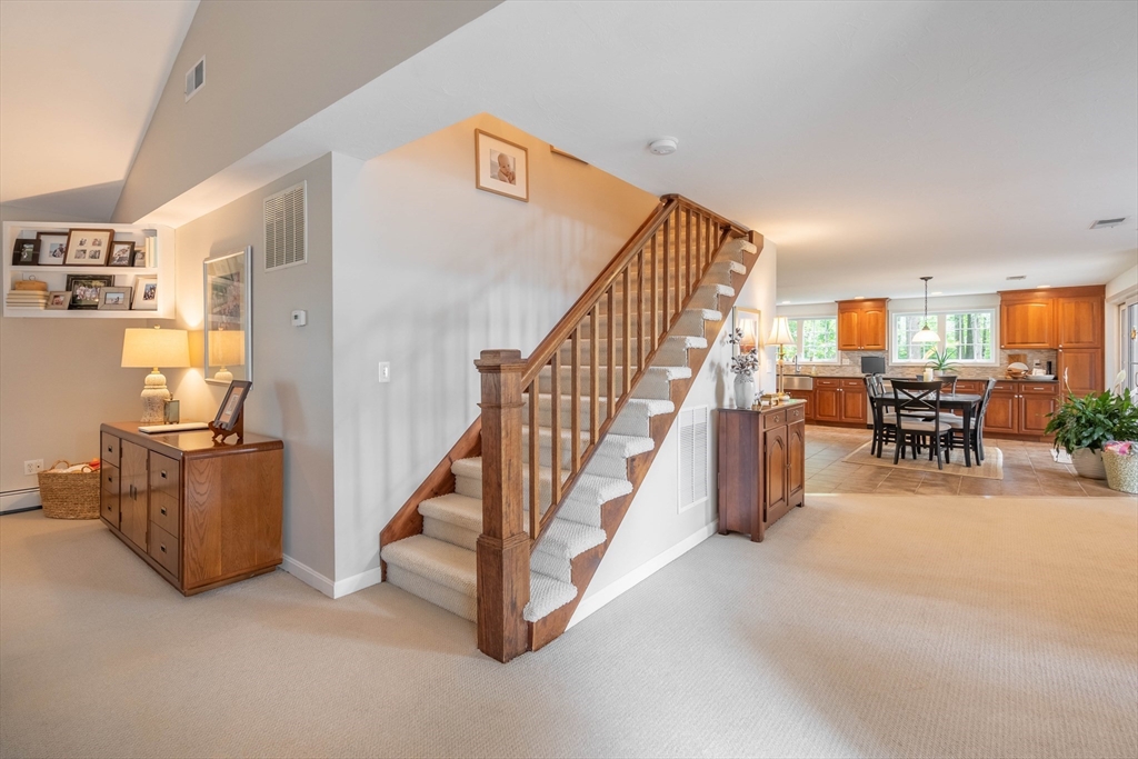 33 Mountain Brook Road Sturbridge, MA 01566 - Photo 18 of 41 a view of livingroom with furniture and staircase