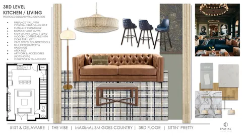 a picture of a bench and a table