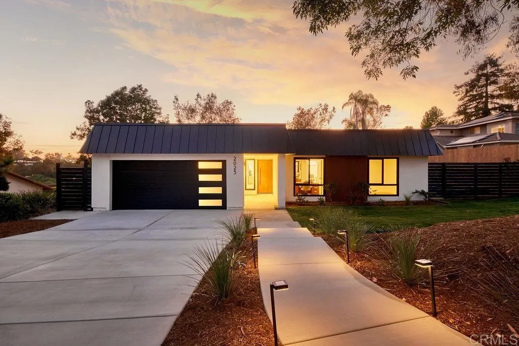 2025 Valley Road Oceanside, CA 92056 - Photo 2 of 31 a view of a house with backyard and a garden