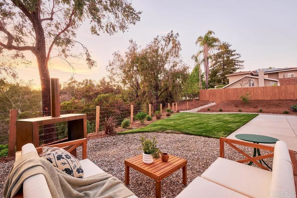 2025 Valley Road Oceanside, CA 92056 - Photo 23 of 31 a backyard of a house with table and chairs