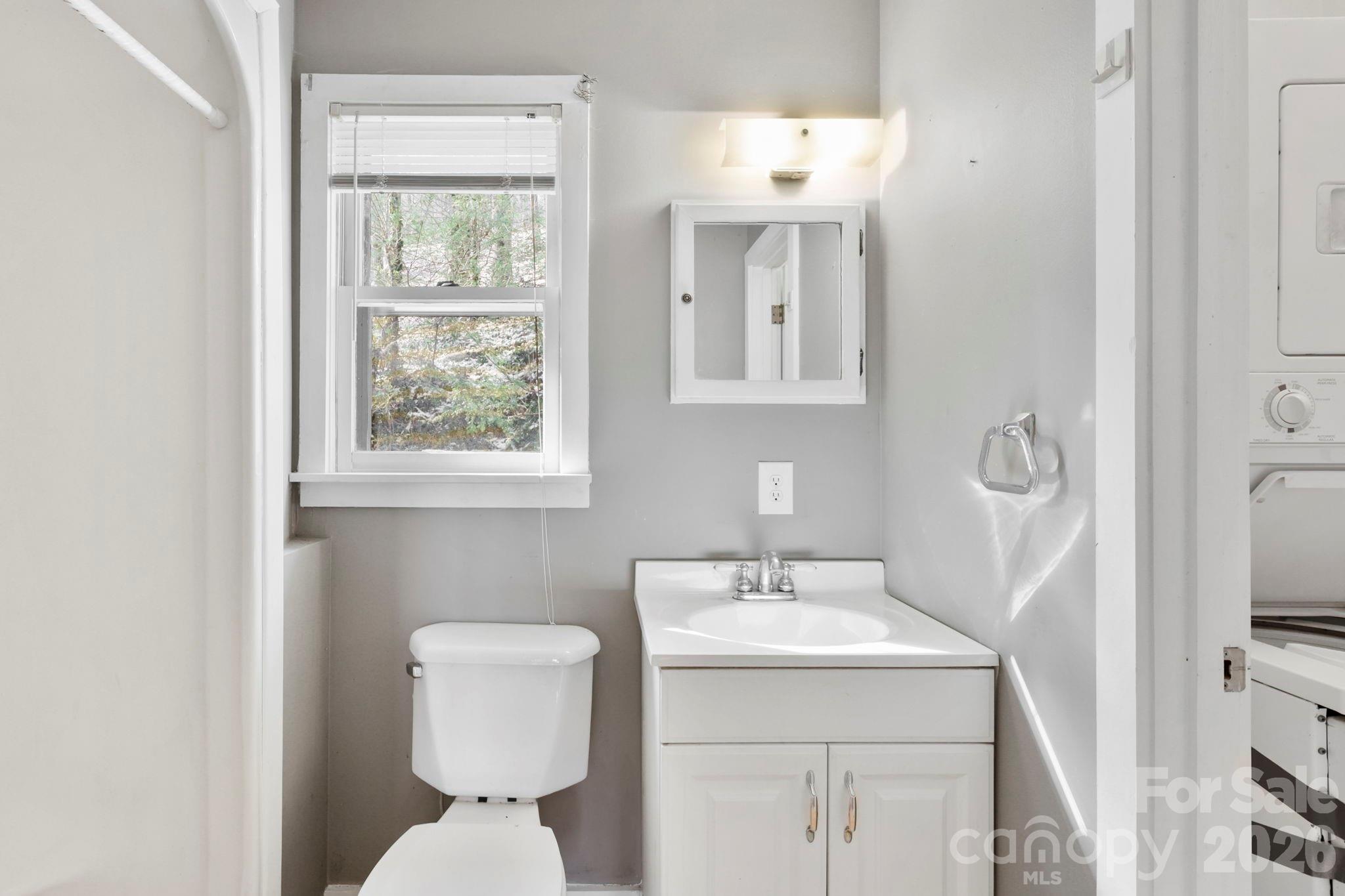 186 Greentree Lane Canton, NC 28716 - Photo 20 of 32 a bathroom with a toilet sink and mirror