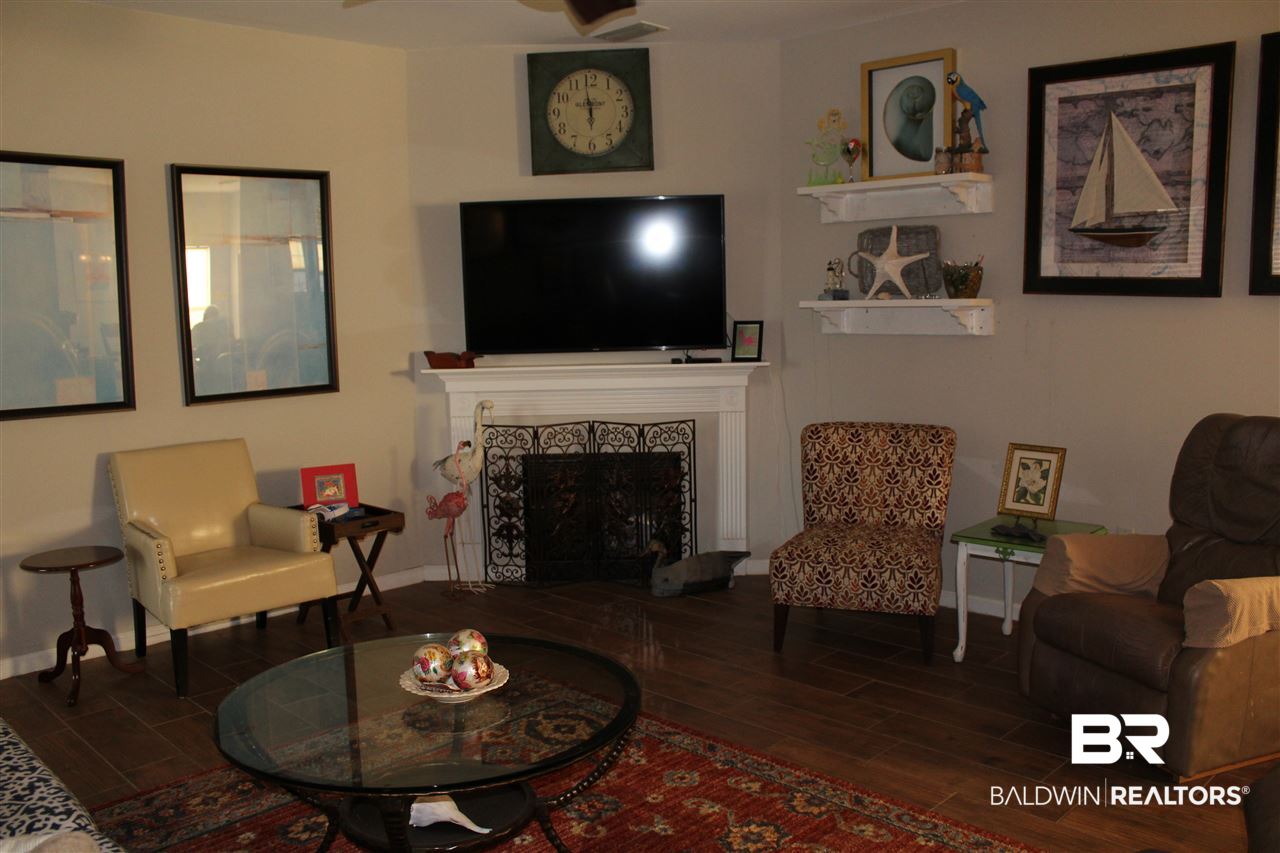 25766 Rambo Lane Elberta, AL 36530 - Photo 21 of 22 Living Room Fireplace