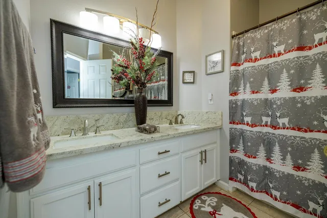 a view of a house with pool table and chairs