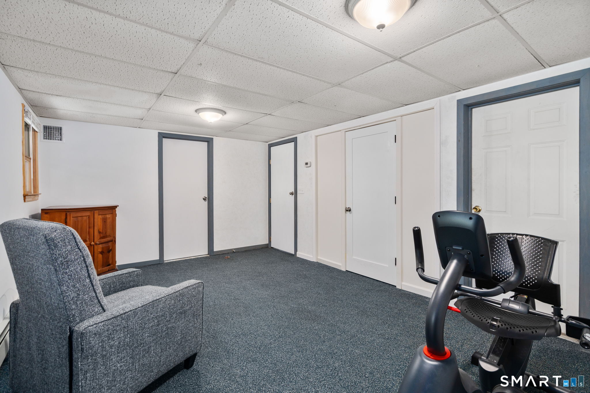6 Mason Road Willington, CT 06279 - Photo 27 of 37 LOWER LEVEL FAMILY ROOM WITH WALK IN CLOSET