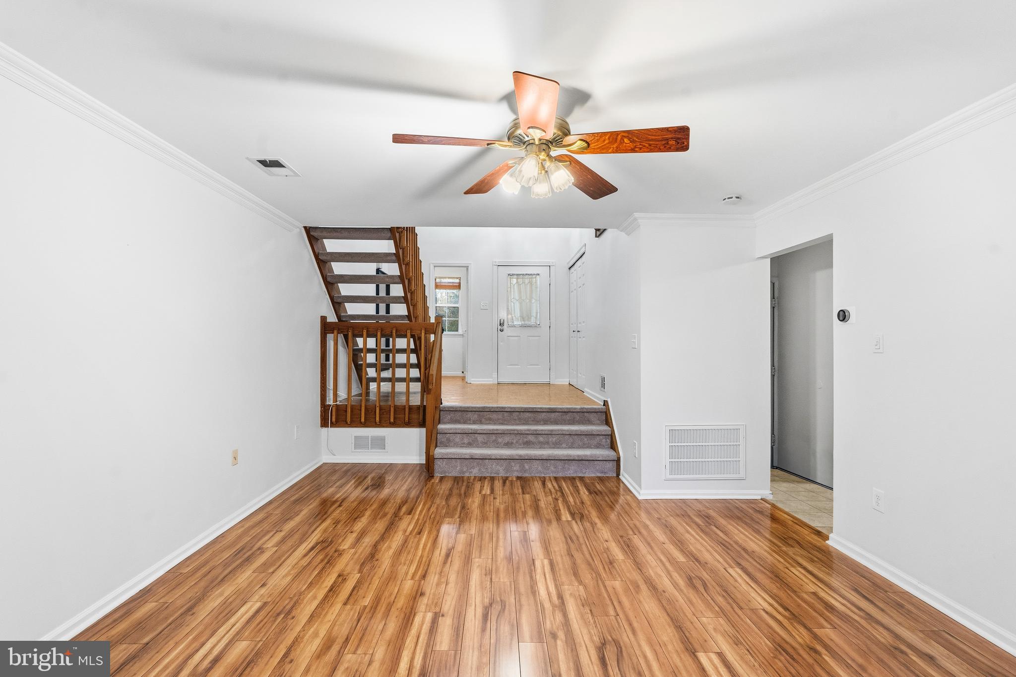 8 Brookline Court, Unit B Princeton, NJ 08540 - Photo 14 of 53 a view of entryway and hall with wooden floor