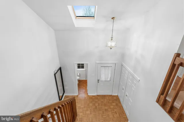a view of a livingroom with a fan