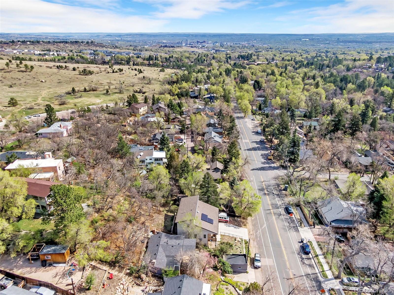 1624 Cheyenne Boulevard Colorado Springs, CO 80906 - Photo 44 of 47 an aerial view of multiple house