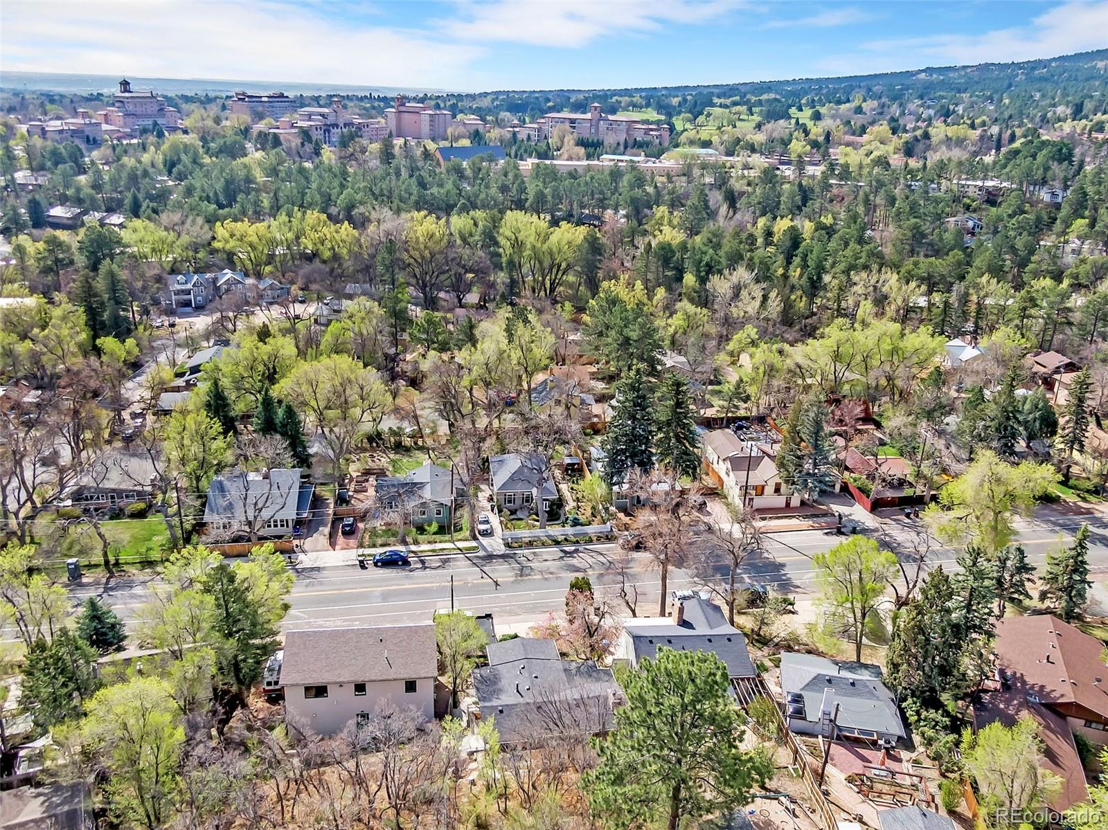 1624 Cheyenne Boulevard Colorado Springs, CO 80906 - Photo 45 of 47 an aerial view of multiple house