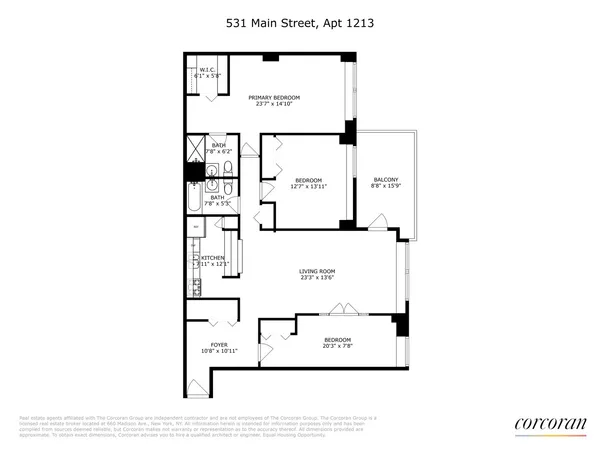 $1,250,000 | 531 Main Street, Unit 1213 | Roosevelt Island