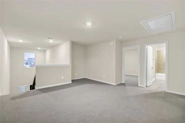 a view of an empty room