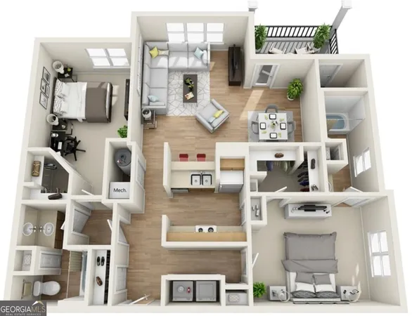 $1,652 | 7150 Peachtree Dunwoody Road, Unit 603, Atlanta, GA 30328