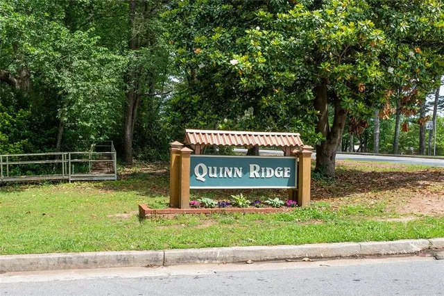 a sign on the side of the road