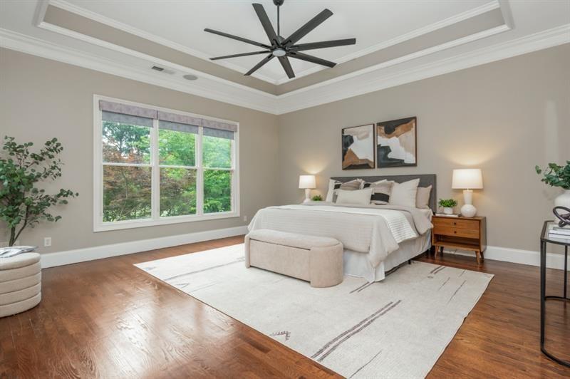 3505 Watson Road Cumming, GA 30028 - Photo 47 of 87 a bedroom with a bed and a large window